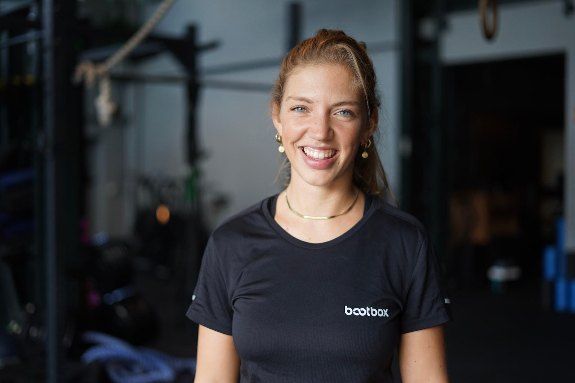 Fitnesstrainerin der Bootbox Köln Christine Klemm